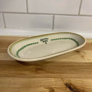 Vintage Schroeder Hotels Albert Pick Vitrified China Butter Dish Restaurant Ware